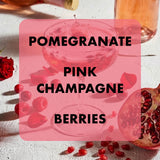 fragrance notes for Pomegranate Rosé Fizz fragrance oil