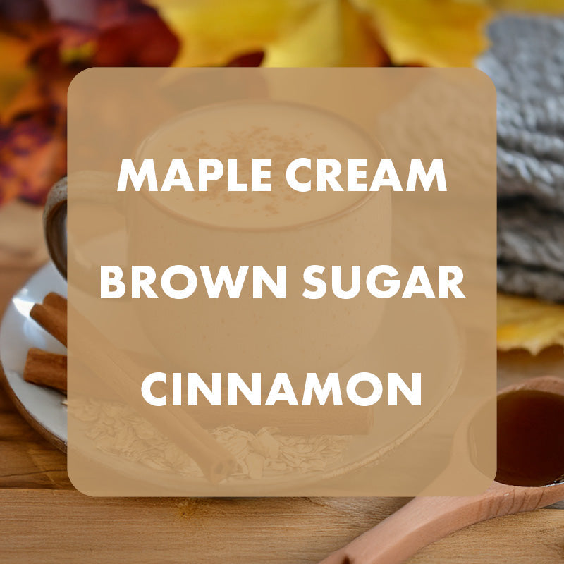 fragrance notes for spiced oat milk & maple fragrance oil