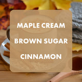 fragrance notes for spiced oat milk & maple fragrance oil